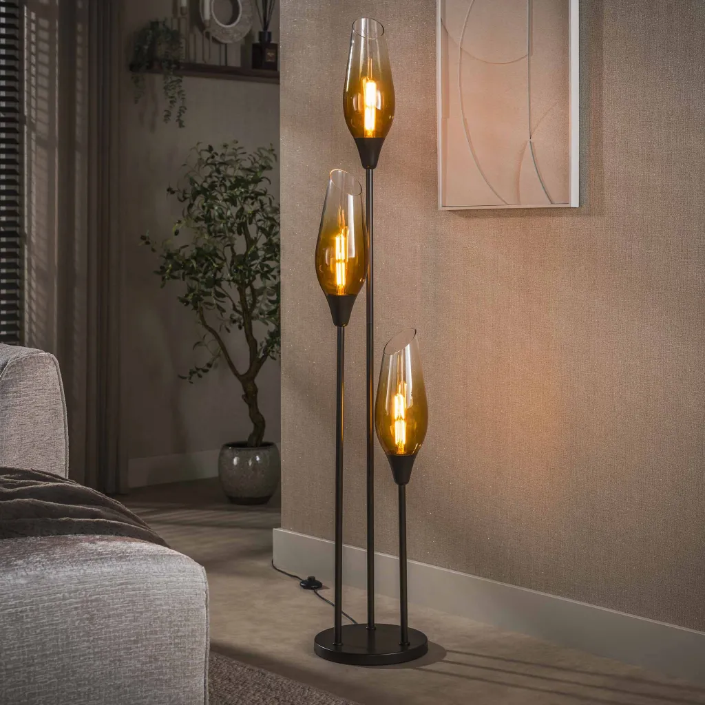 HUUS Vloerlamp Wendy 3 lampen