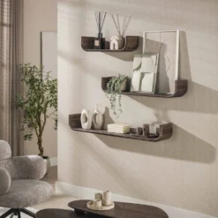 HUUS Wandplank Marlon set van 3